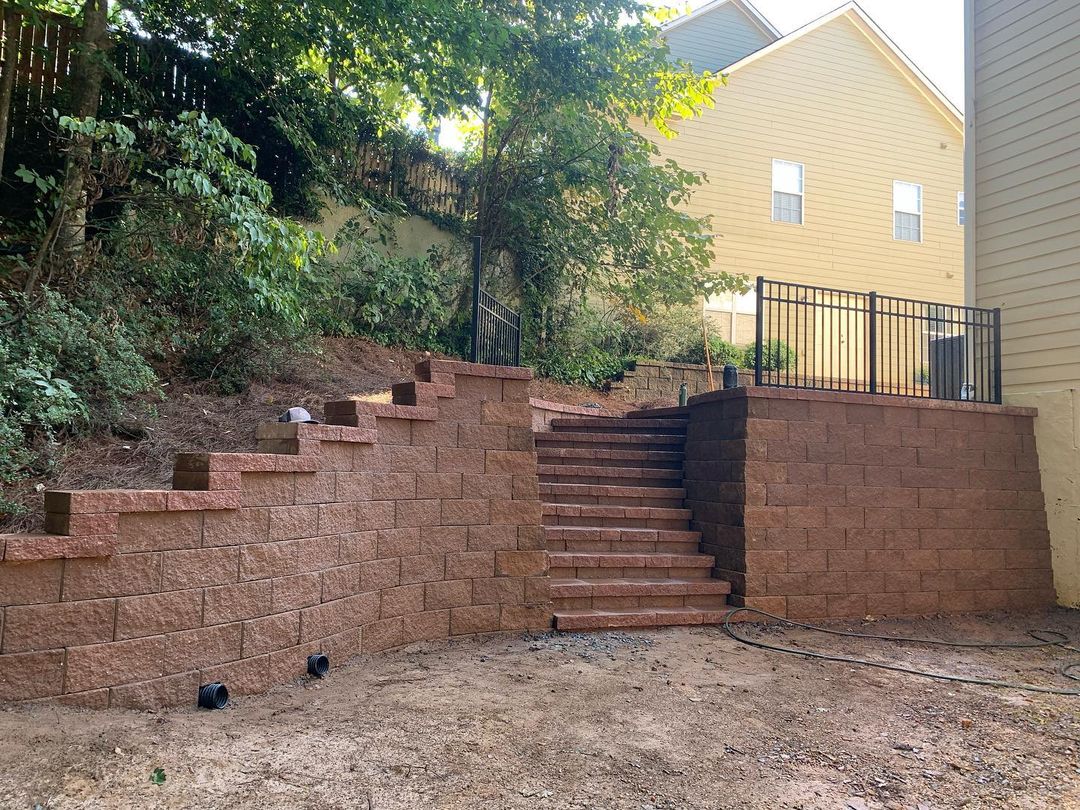 How to keep landscape rocks in place?